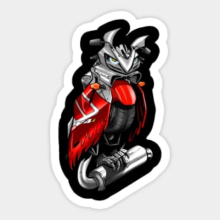 Honda CBR F4i Owl Sticker